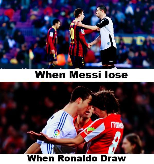 Messi vs Ronaldo difference